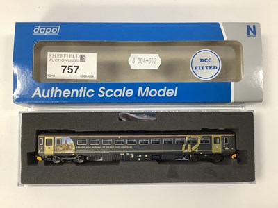 Lot 757 - A Boxed Dapol 'N' Gauge Class 153 DMU Wessex...