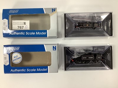 Lot 767 - Two boxed Dapol N gauge tank engines: "Terrier"...