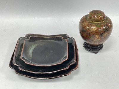 Lot 1404 - Chung Ji Hyun (Korean) Three Pottery Graduated...