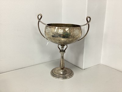 Lot 1 - A 1920's Hallmarked Silver Twin Handled...