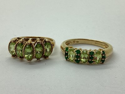 Lot 125 - QVC; A Stone Set Dress Ring, alternate claw...