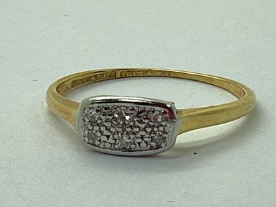 Lot 122 - An Illusion Set Dress Ring, the inset...