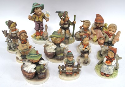 Lot 1357 - Twelve West German Porcelain Children...