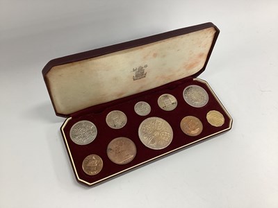 Lot 415 - 1953 Royal Mint QEII Coronation Ten Coin Proof...