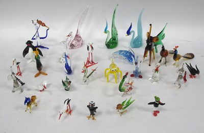 Lot 1365 - Collection of Art Glass Animals, including...