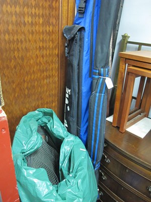 Lot 1172 - Fishing Equipment, including a large blue...