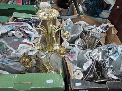 Lot 1055 - Two Sets of Candelabra Light Fittings: one...