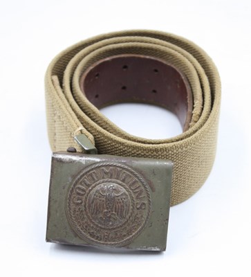 Lot 623 - WWII German Third Reich Heer Belt Buckle, with...