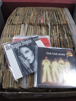 Lot 799 - Collection of 300+ 7” Singles, mix of rock,...