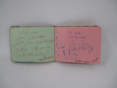 Lot 811 - Autograph Book; includes, The Damned, The Cure...