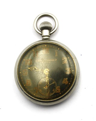 Lot 591 - WWII British Military Pocket Watch by 'Carley...