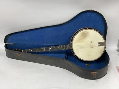 Lot 1538 - A Cased 4-string “The Broadcaster” J & A.M....