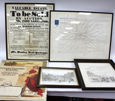Lot 1422 - Historic and Collectable Documents, including...