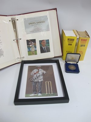 Lot 553 - Cricket - Oxidised Silver Medallion, Centenary...