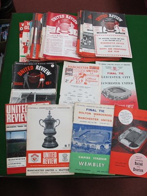 Lot 1354 - Manchester United Programmes - F.A. Cup Finals...