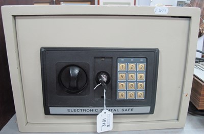 Lot 1512 - Electronic Digital Safe 25cm high, 35 wide,...