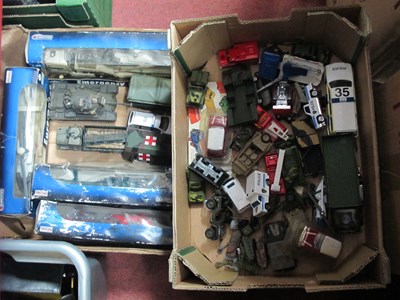 Lot 1192 - Teamsterz Helicopters(4), Corgi Patton Tank...