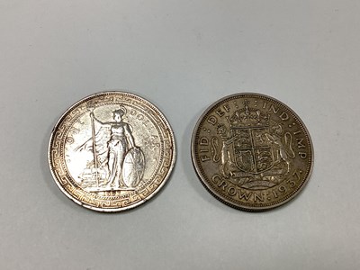 Lot 514 - 1937 George VI GB Silver Crown, together with...