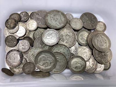 Lot 460 - Collection Of GB Pre 1947 Silver Coins, Half...