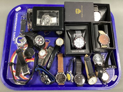 Lot 264 - A Collection of Gent's Wristwatches, including...
