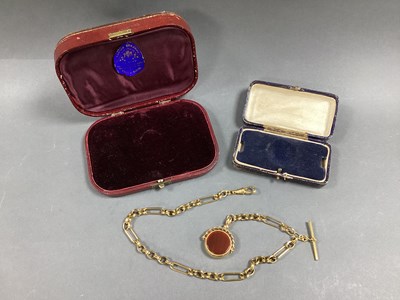 Lot 301 - A Modern Gilt Metal Fancy Link Albert Chain,...