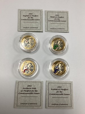 Lot 566 - 2002 Commonwealth Games Silver Proof Piedfort...