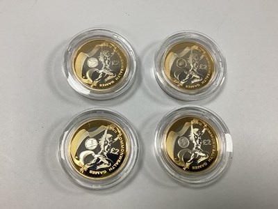 Lot 562 - 2002 Commonwealth Games £2 Silver Four Coin...