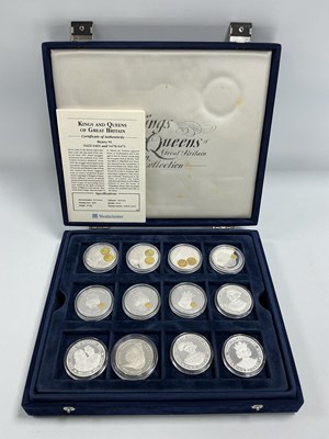 Lot 590 - Kings And Queens Of Great Britain Silver Proof...