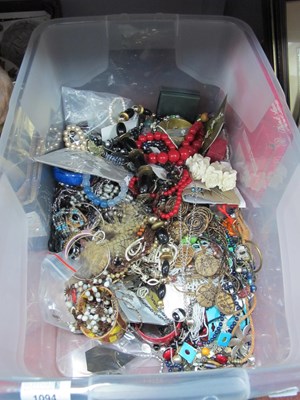 Lot 1094 - A Quantity of Modern Costume Jewellery :- One Box