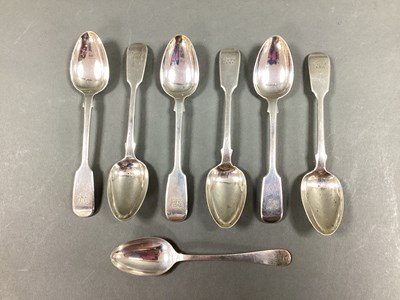 Lot 38 - A Set of Six Victorian Hallmarked Silver...