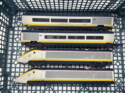 Lot 267 - A Hornby OO Gauge Class 373 Eurostar Four Car...