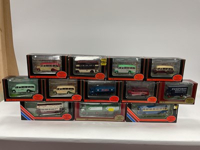 Lot 263 - Twelve 1:76 Scale Diecast Model Buses and...