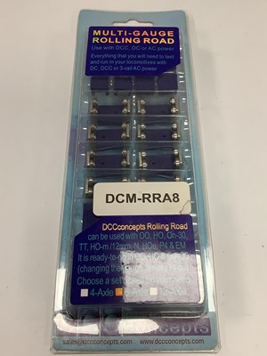 Lot 220 - A DCC Concepts #DCM-RRA8 Multi-Gauge 8-Axle...