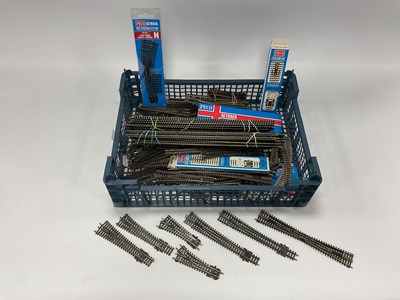Lot 262 - A Quantity N Gauge Track predominantly by Peco...