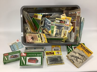 Lot 163 - A Quantity of N Gauge Lineside Buildings Kits...