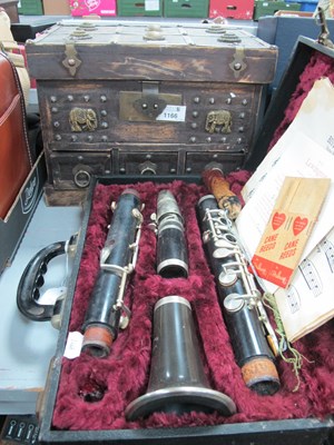 Lot 1166 - Couesnon of Paris Clarinet in Case, wooden box...