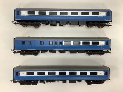 Lot 178 - Three Hornby OO gauge Mk 2 coaches in "Blue...