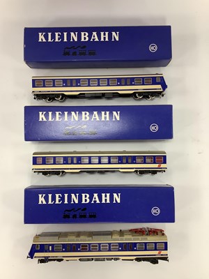 Lot 193 - A boxed Kleinbahn HO scale OBB three-car...