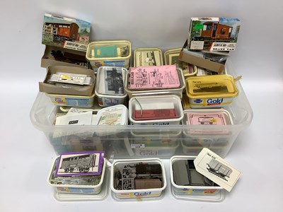 Lot 349 - Approximately forty 00 gauge wagon kits by...