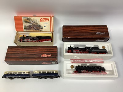 Lot 467 - Three boxed Liliput HO scale German steam...