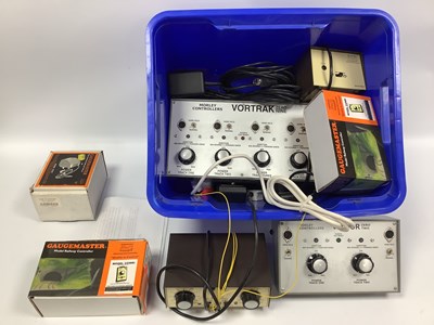 Lot 428 - Model railway control equipment for spares or...