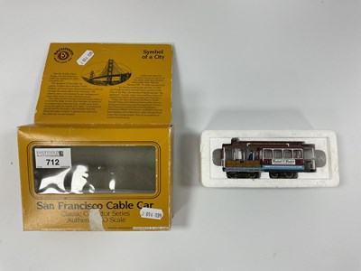 Lot 712 - A boxed Bachmann HO scale San Francisco Cable...