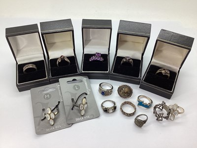 Lot 174 - A Small Collection of Modern "925" and Other...