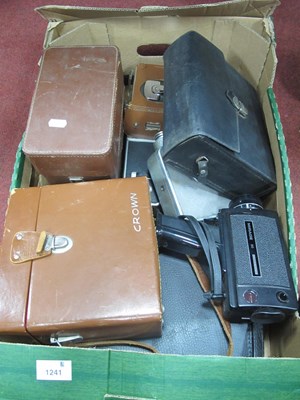 Lot 1241 - Cine Cameras, including cased Kiev 80, Bauer...