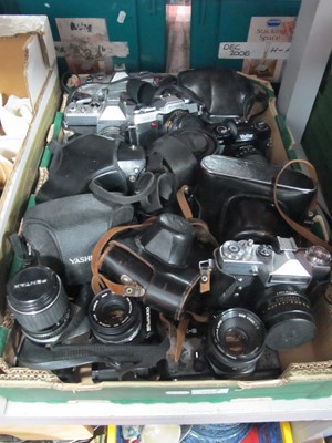 Lot 1083 - Quantity of SLR Cameras, models including...