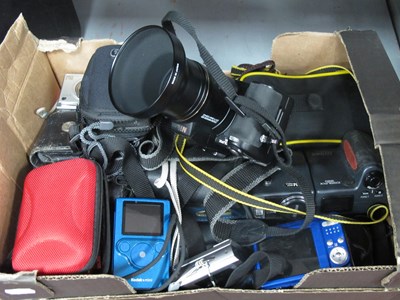 Lot 1521 - Digital and Film Cameras, including Nikon...
