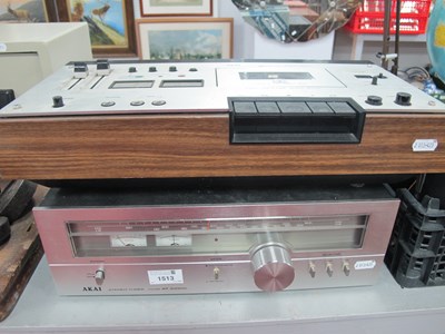 Lot 1513 - Akai GXC-39D Stereo Tape Deck with AT-2250L...