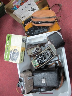 Lot 1250 - Cine Cameras, including boxed Eumig Mini 5,...
