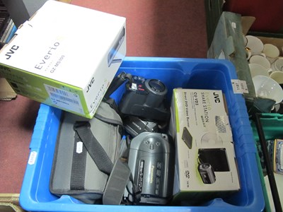 Lot 1187 - Camcorders and Cameras, including bagged Sony...