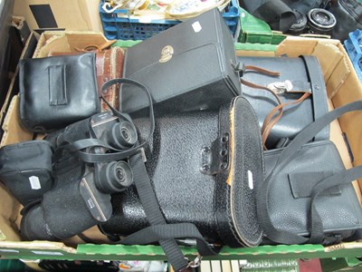 Lot 1121 - Binoculars, including Foregate De-Luxe 10x50,...